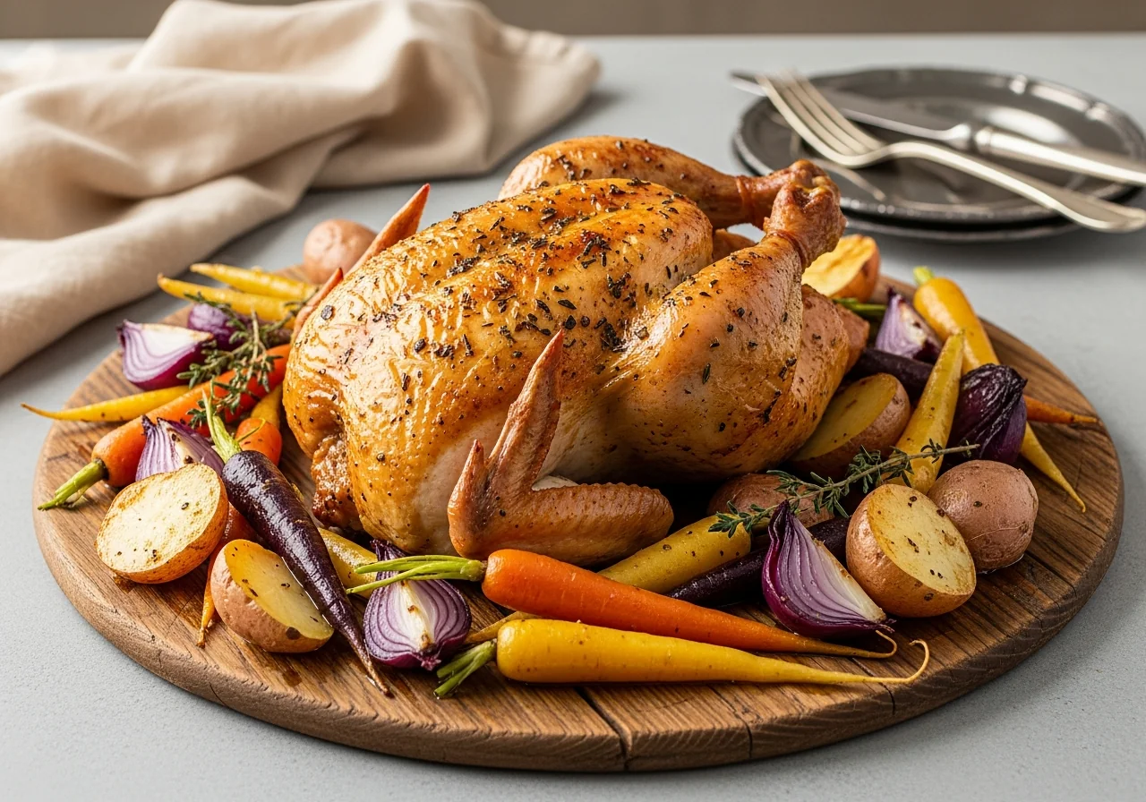 Morceaux de poulet marinés, dorés et croustillants sortant du panier d'un air fryer